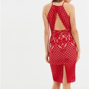 Revolve BARDOT | XS | Mila laced red dress